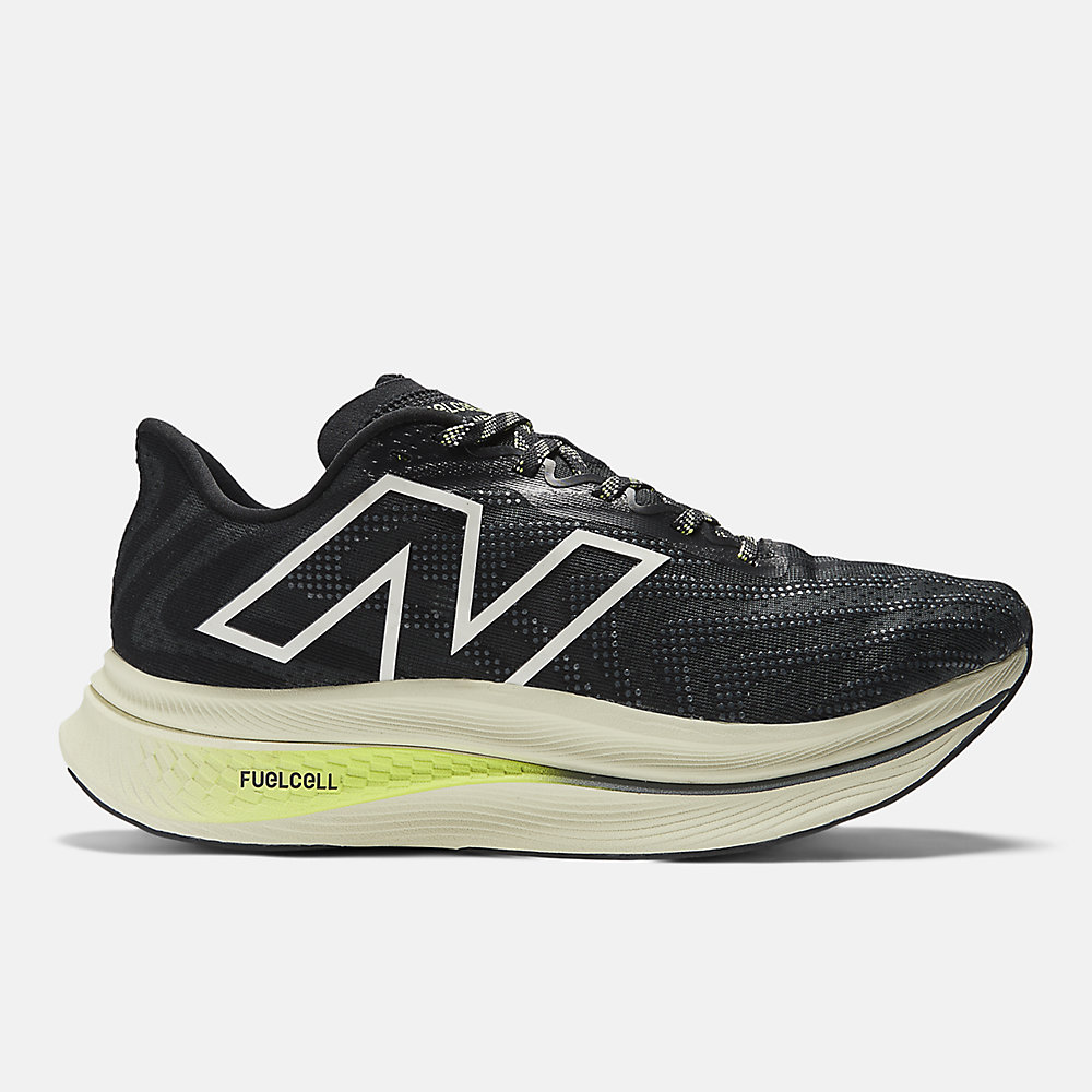 New Balance FuelCell SuperComp Trainer v2 Shoes Black with Thirty Watt